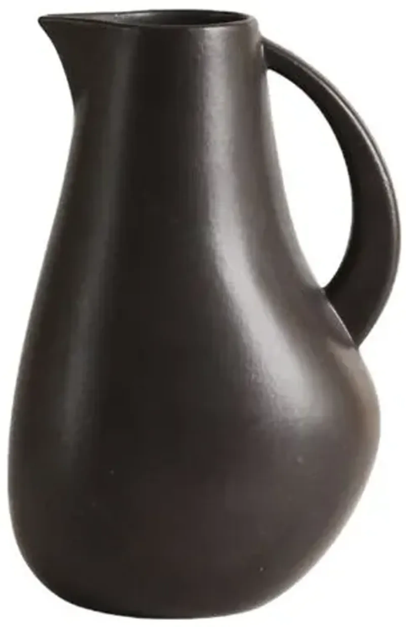 Gharyan Stoneware - Pitcher Kuduo 64 oz - Powered by People - Black