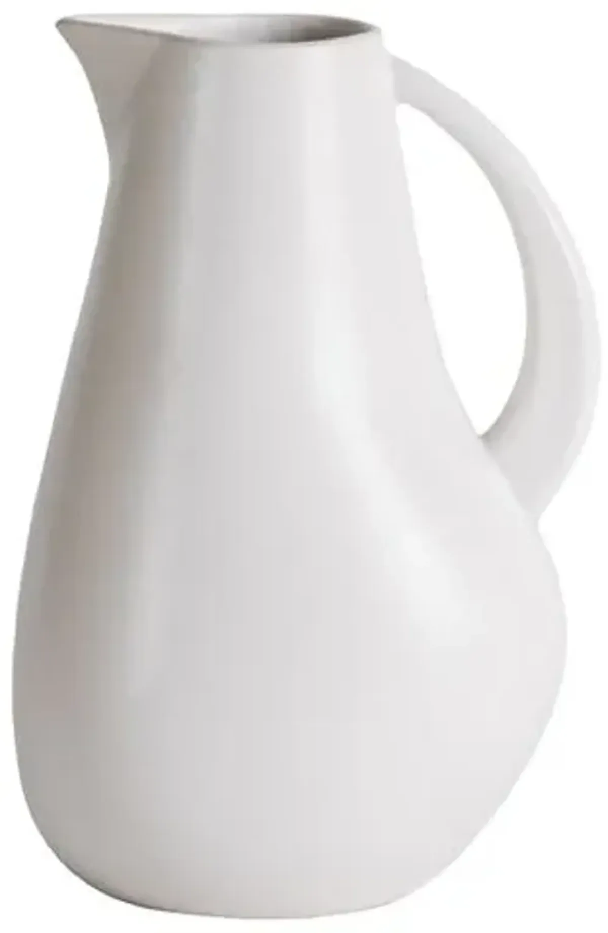 Gharyan Stoneware - Pitcher Kuduo 64 oz - Powered by People - White