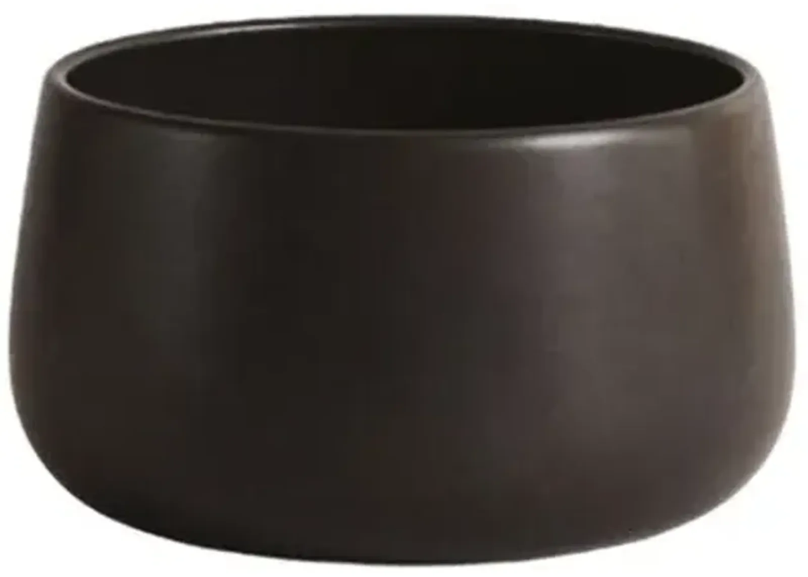 Gharyan Stoneware - Stoneware Serving Bowl - Powered by People - Black