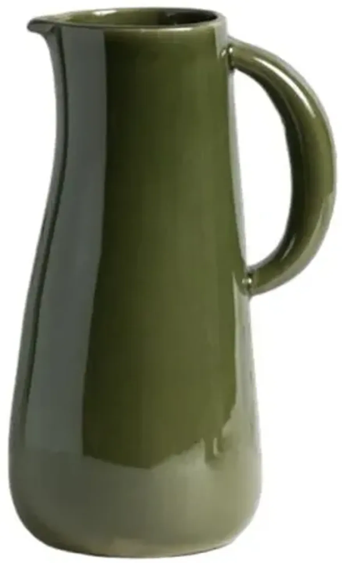 Gharyan Stoneware - Stoneware Jug - 50 Oz - Powered by People - Green