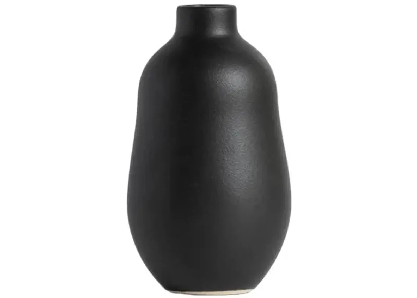 Gharyan Stoneware - Stoneware Vase - Powered by People - Black