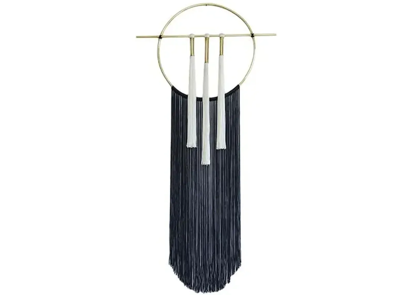 Aurea Walldeco - Valag 3 Brass Wall Hanging - Powered by People - Black