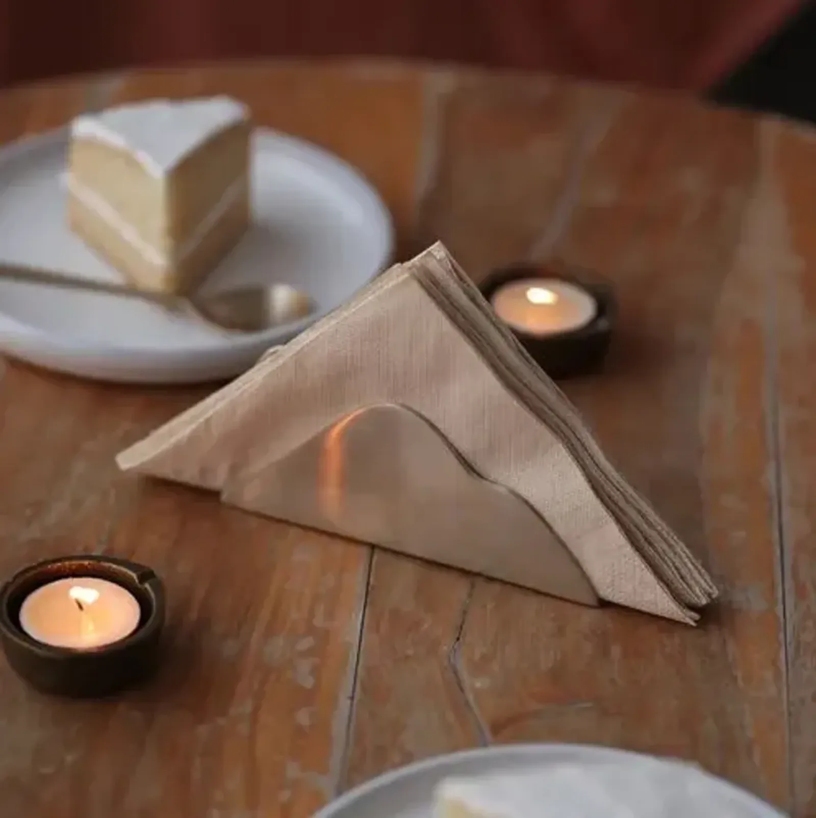 Fleck - Cloud Napkin Holder - Powered by People - Brown