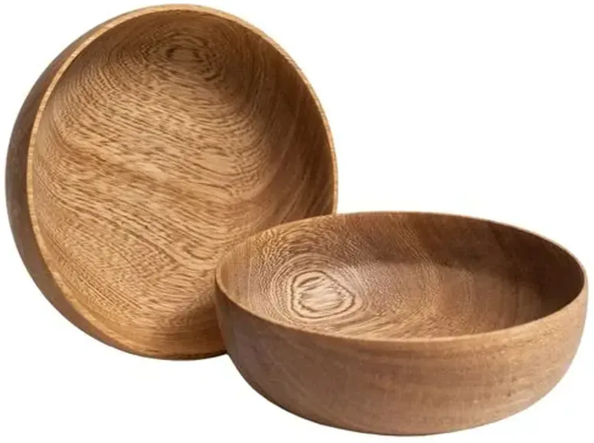 Chechen Wood Design - Cuenco Bowl - Powered by People - Brown