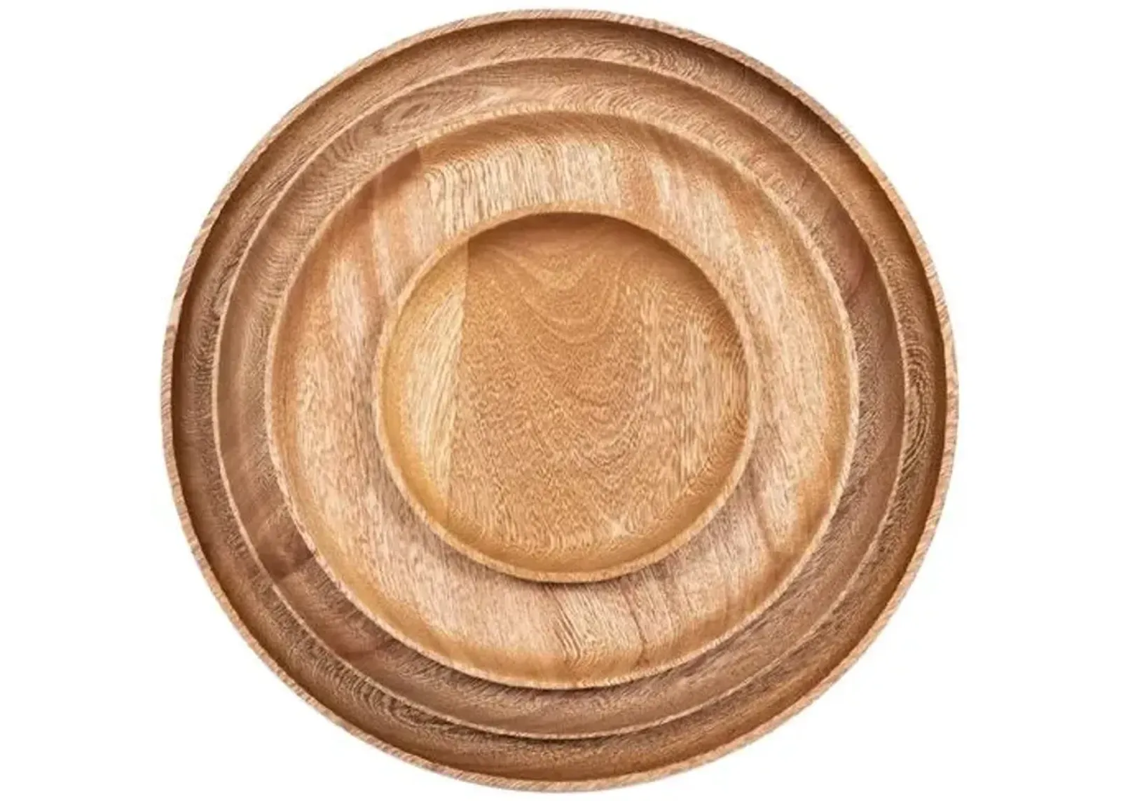 Chechen Wood Design - Rosa Morada Wooden Base Platter - Powered by People - Brown