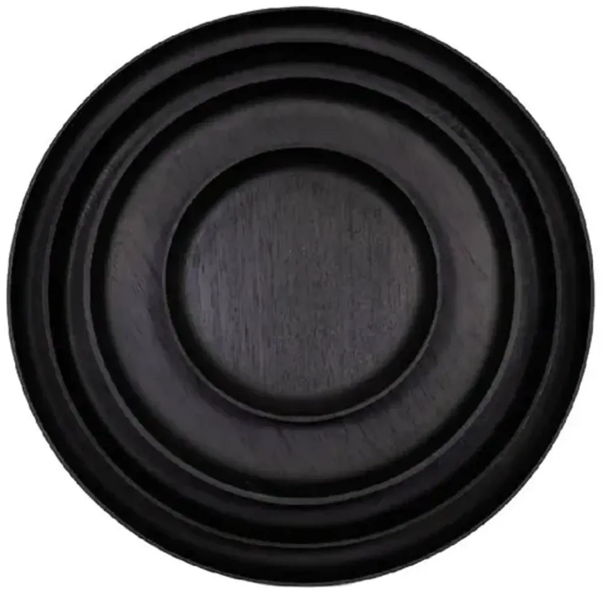 Chechen Wood Design - Rosa Morada Wooden Small Plate - Powered by People - Black