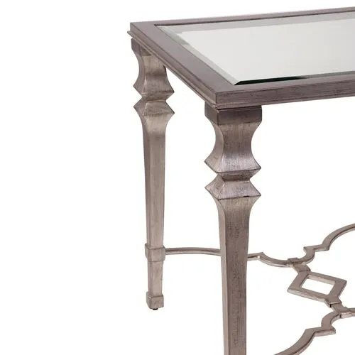 Hastings Square End Table - Burnished Bronze - Brown