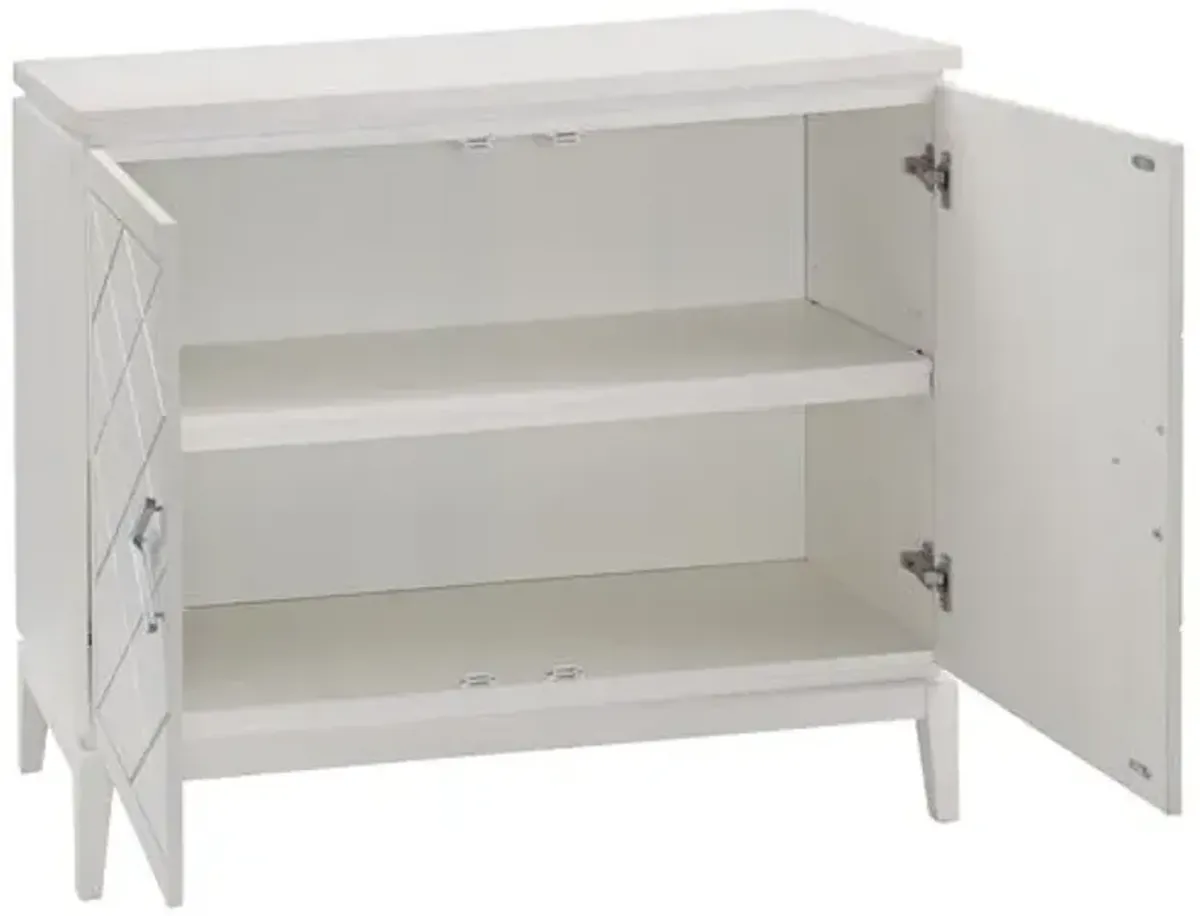 Denton Chest - White/Silver