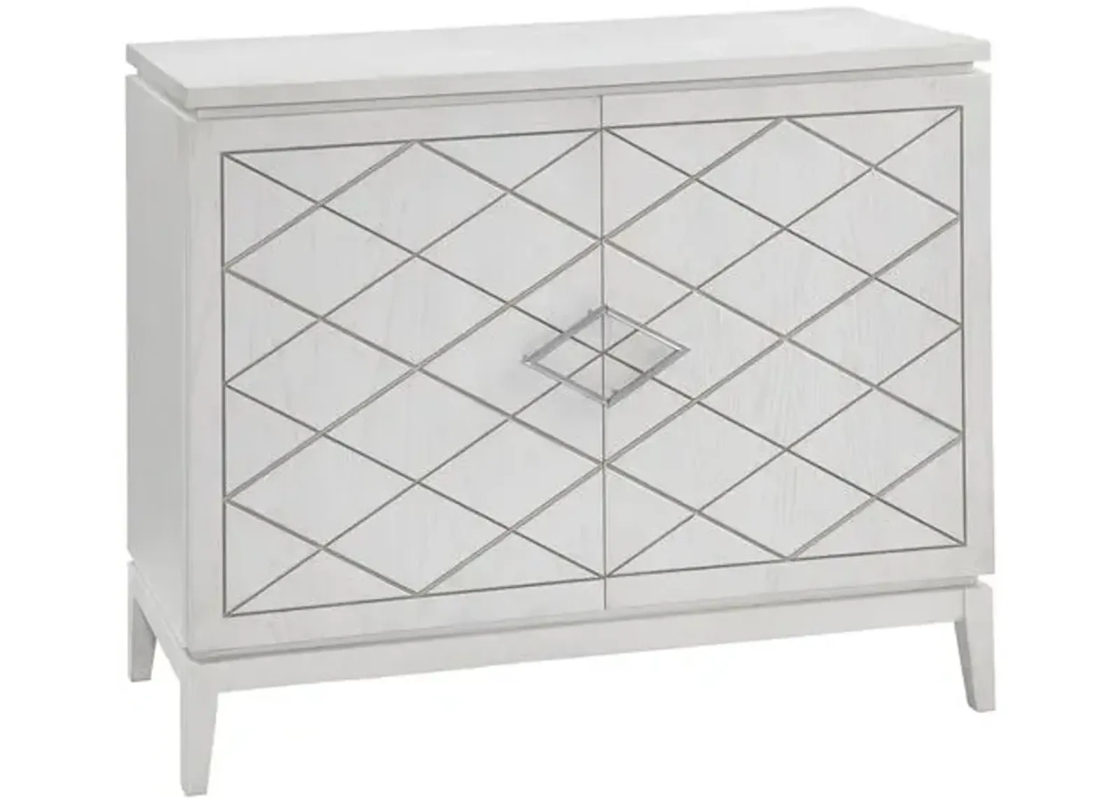 Denton Chest - White/Silver