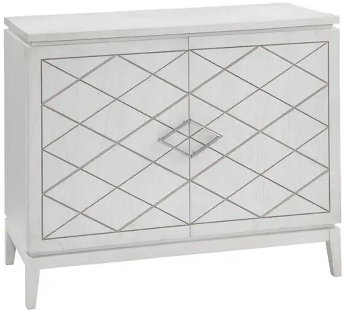 Denton Chest - White/Silver