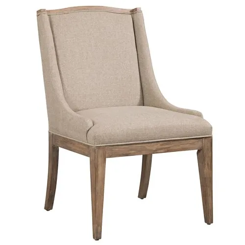 Set of 2 Carlisle Parsons Dining Chairs - Beige