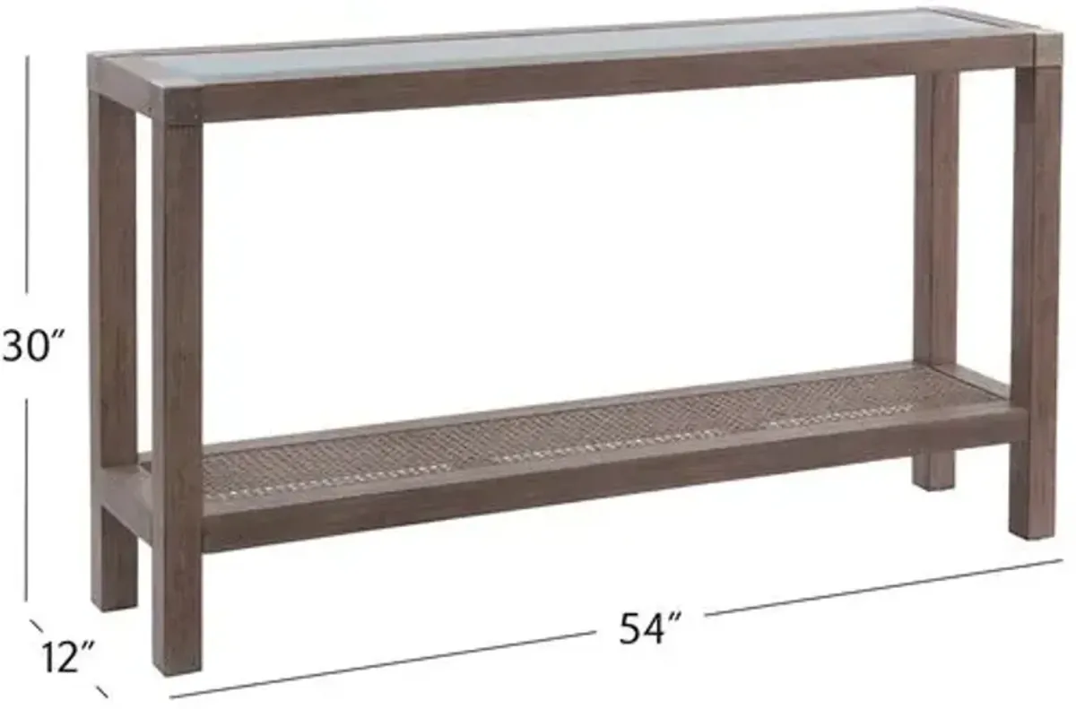 Sterling Console Table - Brown - Gray