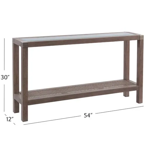 Sterling Console Table - Brown - Gray