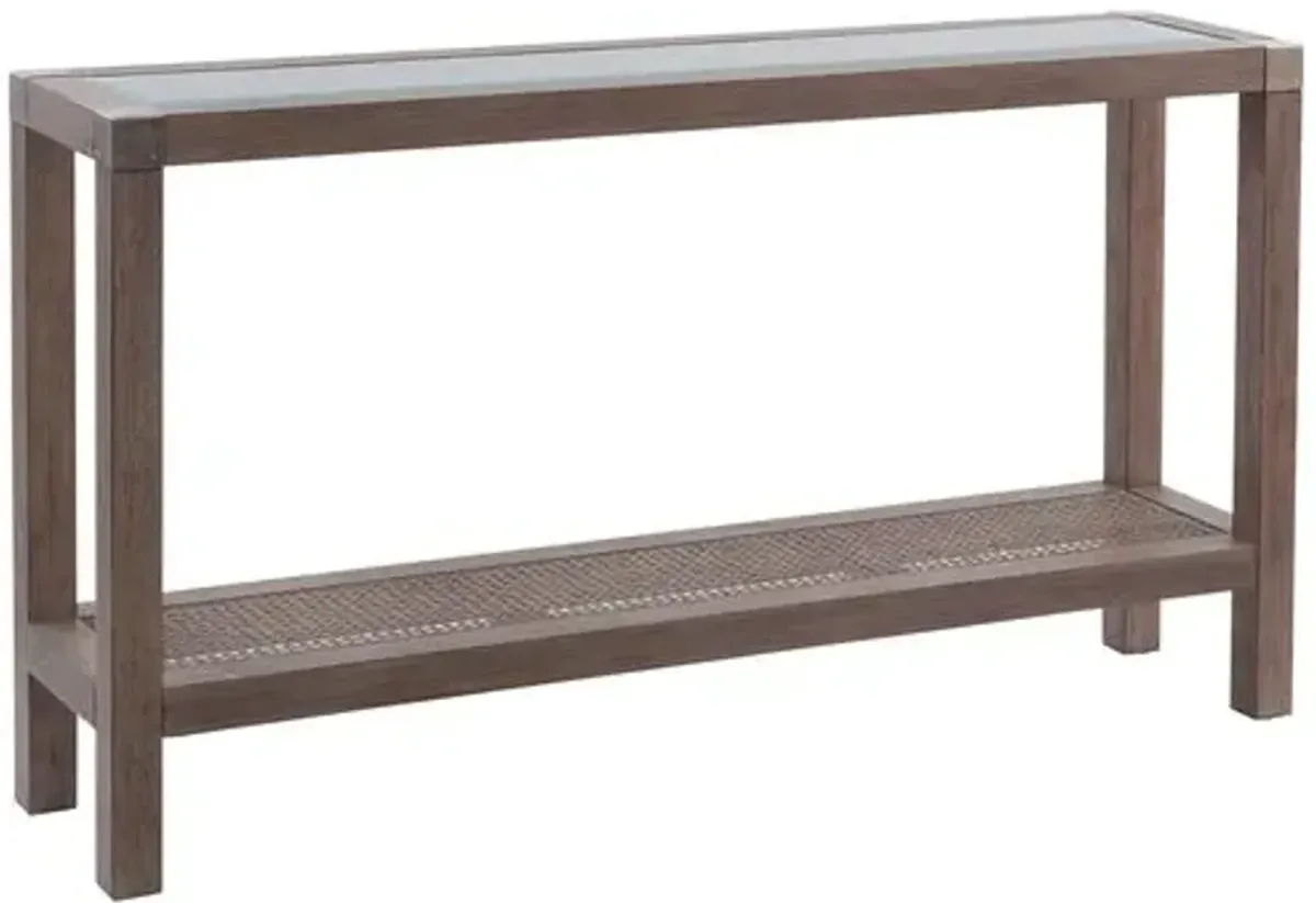 Sterling Console Table - Brown - Gray