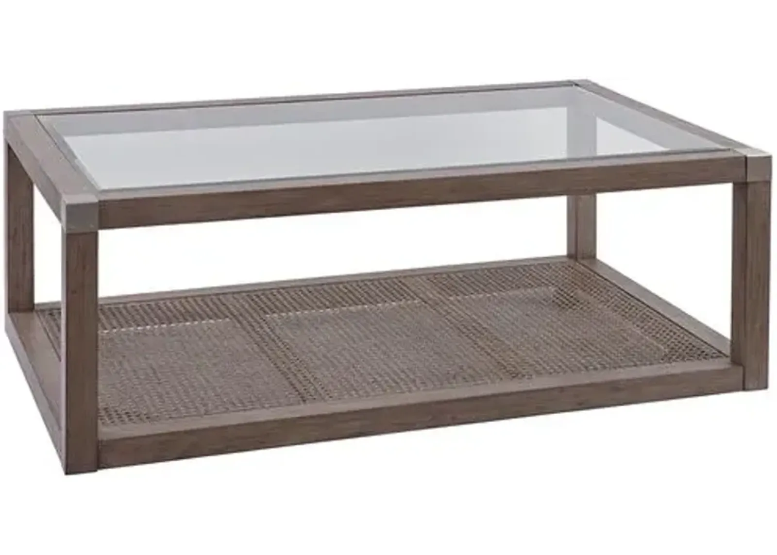 Sterling Rectangular Coffee Table - Brown