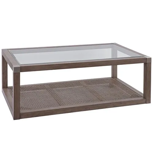 Sterling Rectangular Coffee Table - Brown