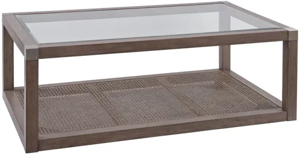 Sterling Rectangular Coffee Table, Brown