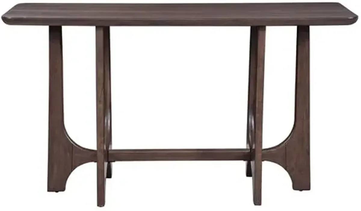 Fairfax Console Table - Brown Oak