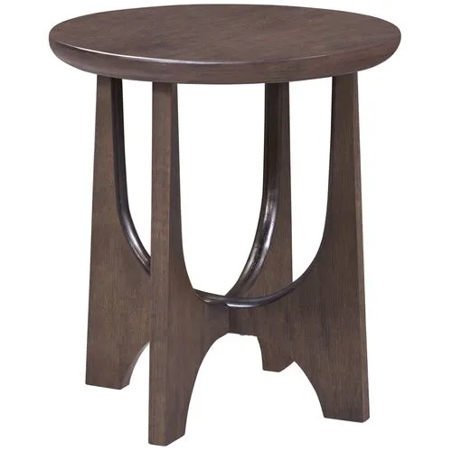 Fairfax End Table - Brown Oak