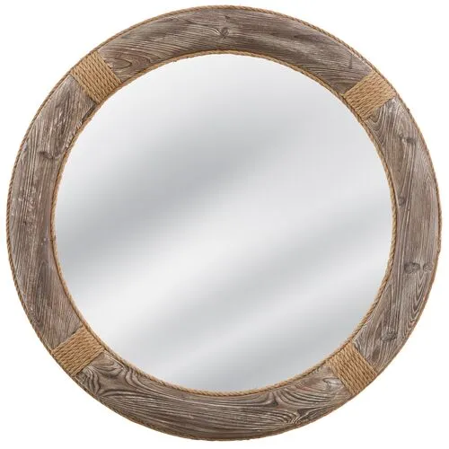 Grafton Wall Mirror - Brown