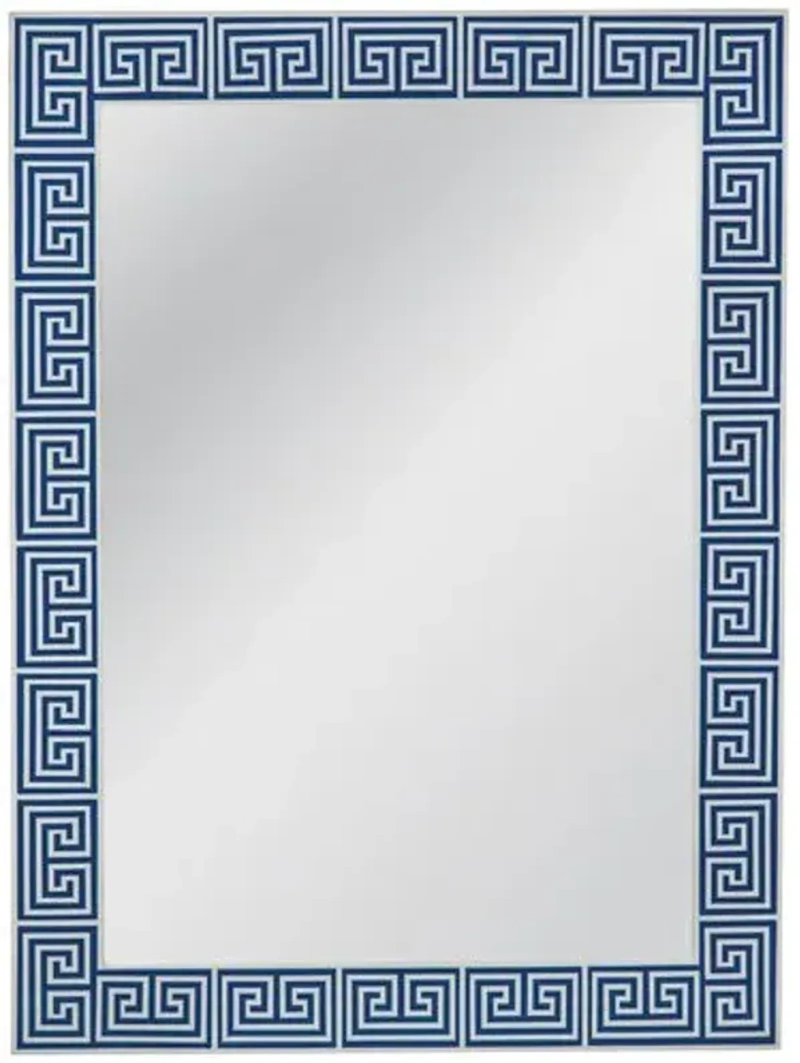 Leland Bone Inlay Wall Mirror - Blue/Ivory