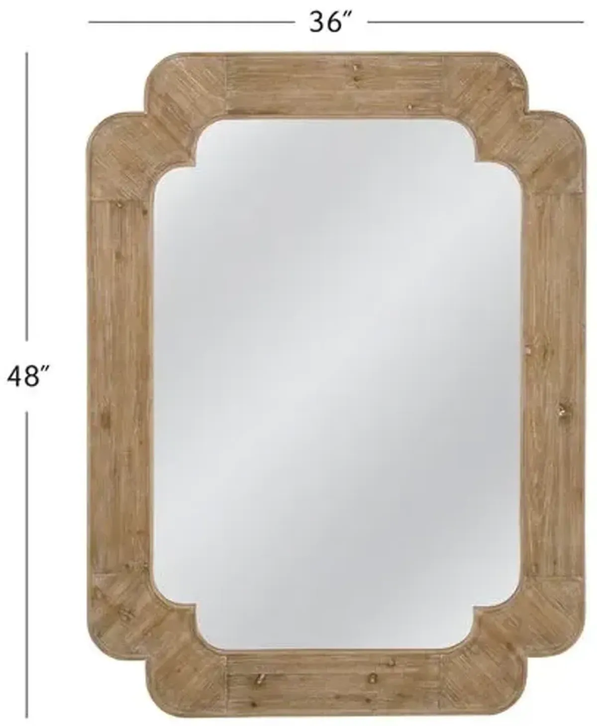 Darwin Wall Mirror - Natural