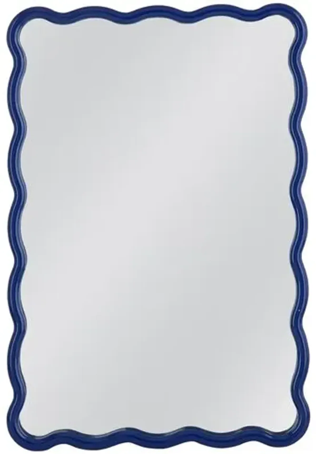 Eldora Wavy Rectangular Wall Mirror