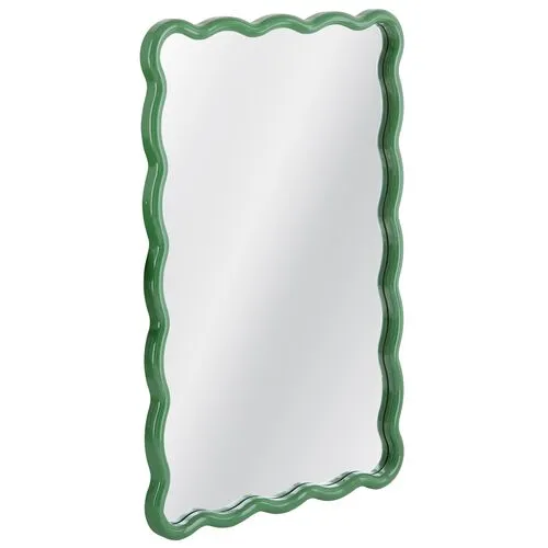 Eldora Wavy Rectangular Wall Mirror