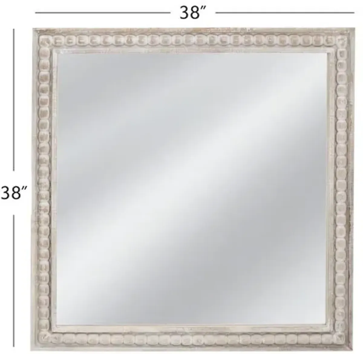 Eldridge Wall Mirror - White Wash