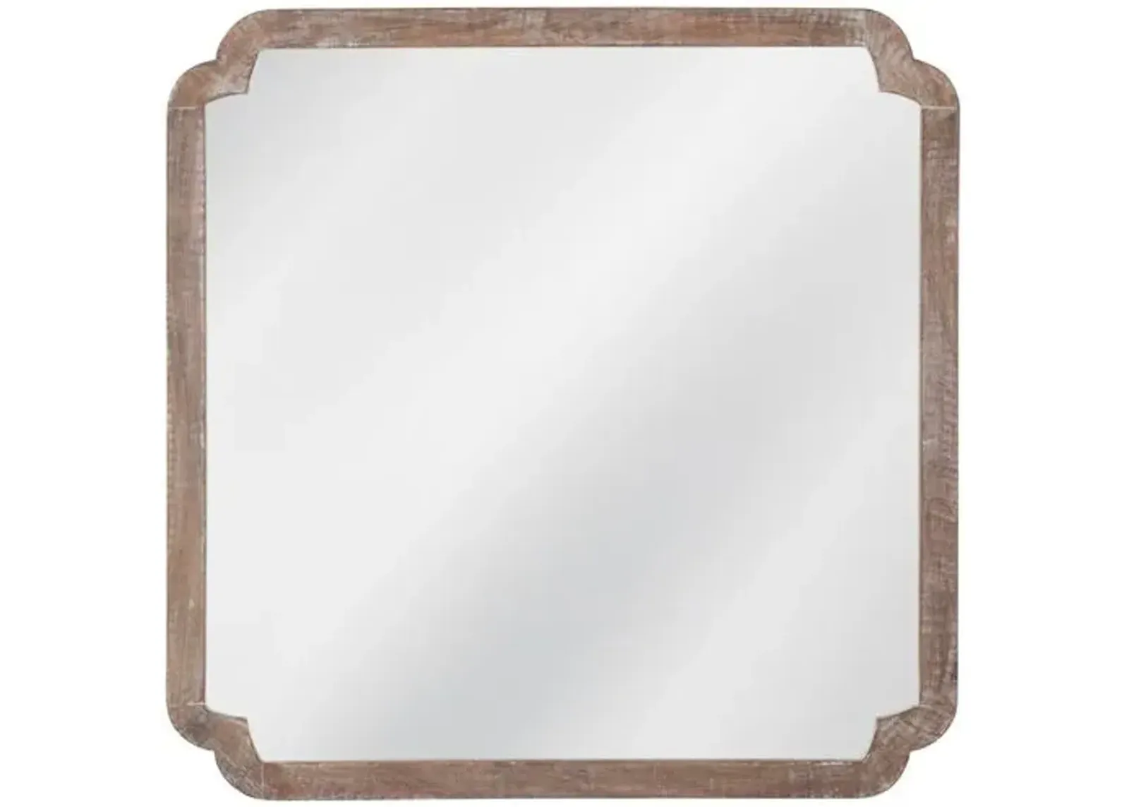 Caspian Wall Mirror - Brown