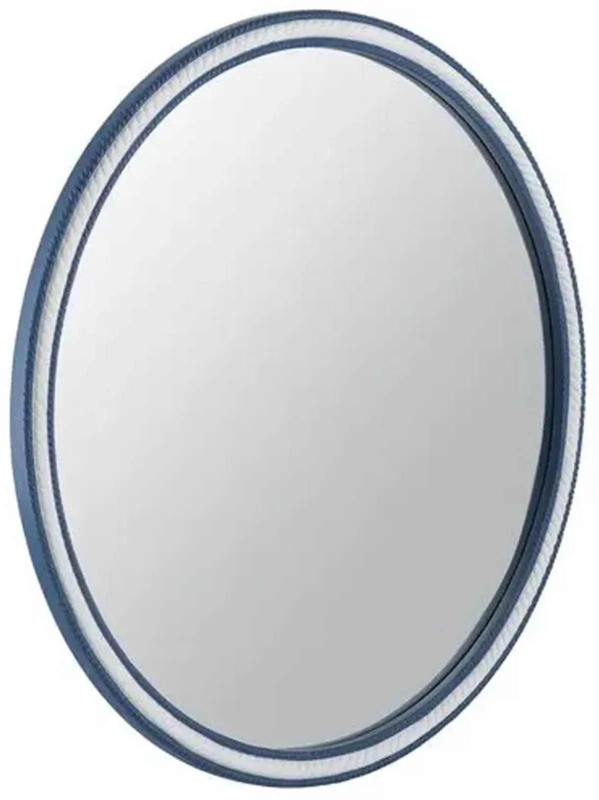 Hampton Rope Wall Mirror - Blue/White