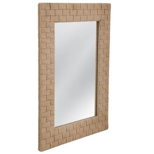 Bexhill Rope Wall Mirror - Brown