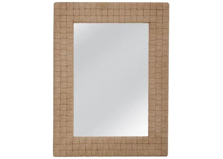 Bexhill Rope Wall Mirror - Brown