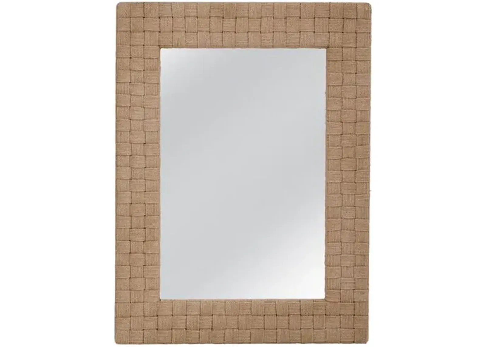 Bexhill Rope Wall Mirror - Brown