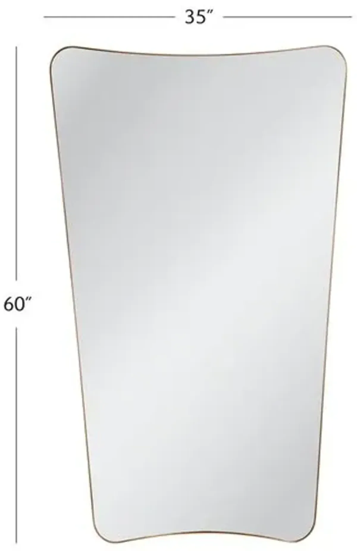 Lennox Wall Mirror - Gold