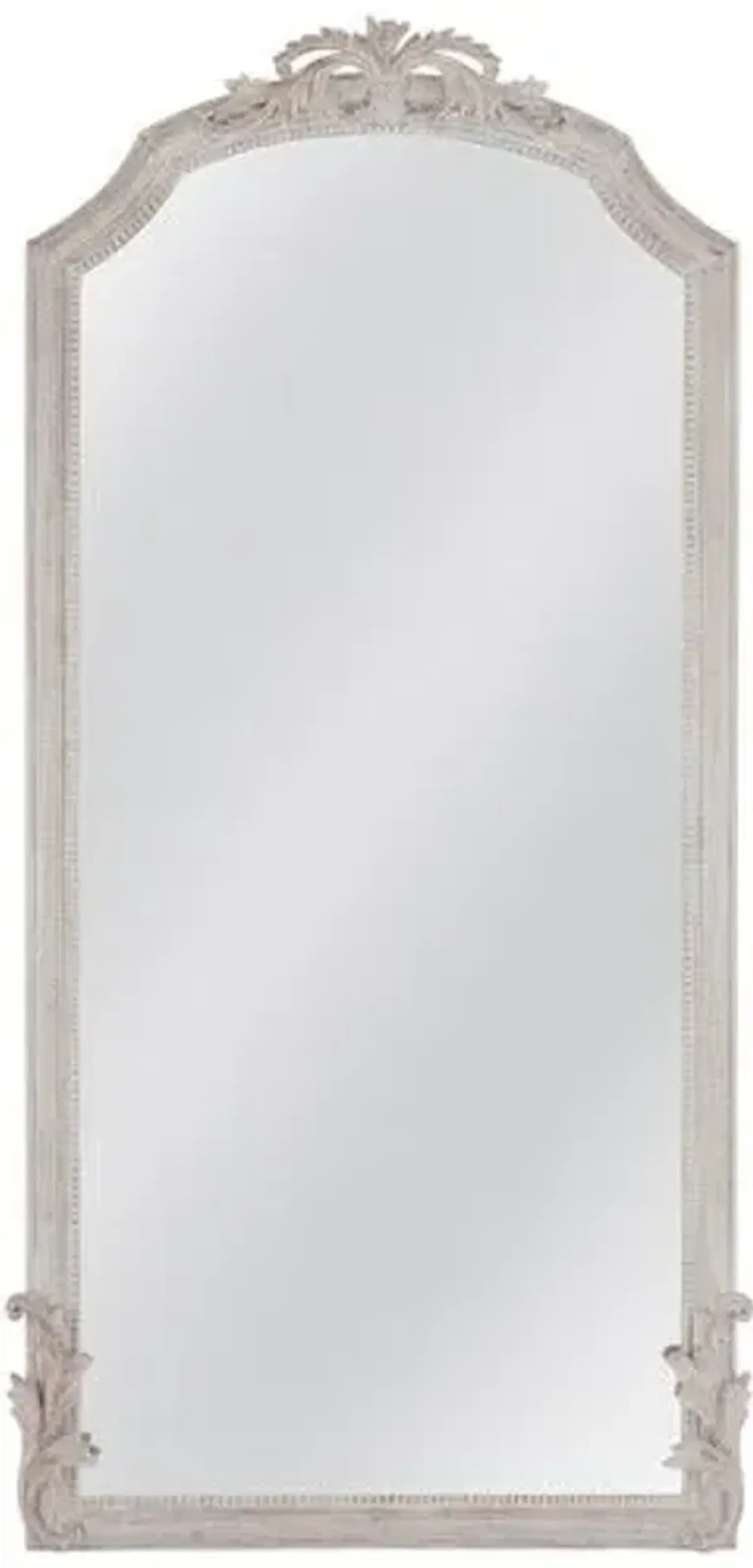 Dunmore Floor Mirror - Distressed White