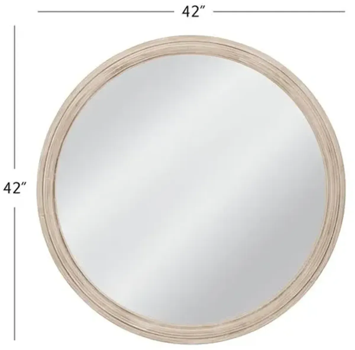 Mansfield Wall Mirror - White