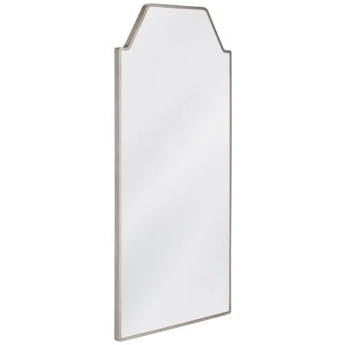 Sylvia Floor Mirror - Silver Leaf