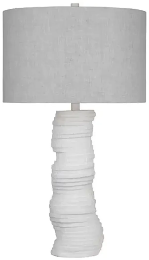 Canton Table Lamp - Matte White