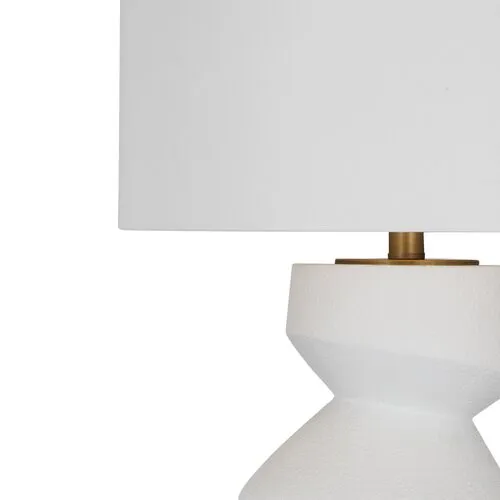 Savannah Table Lamp - Matte White