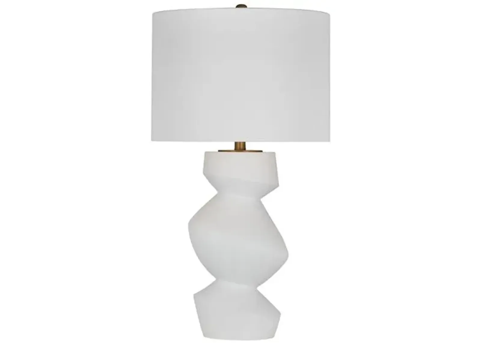 Savannah Table Lamp - Matte White