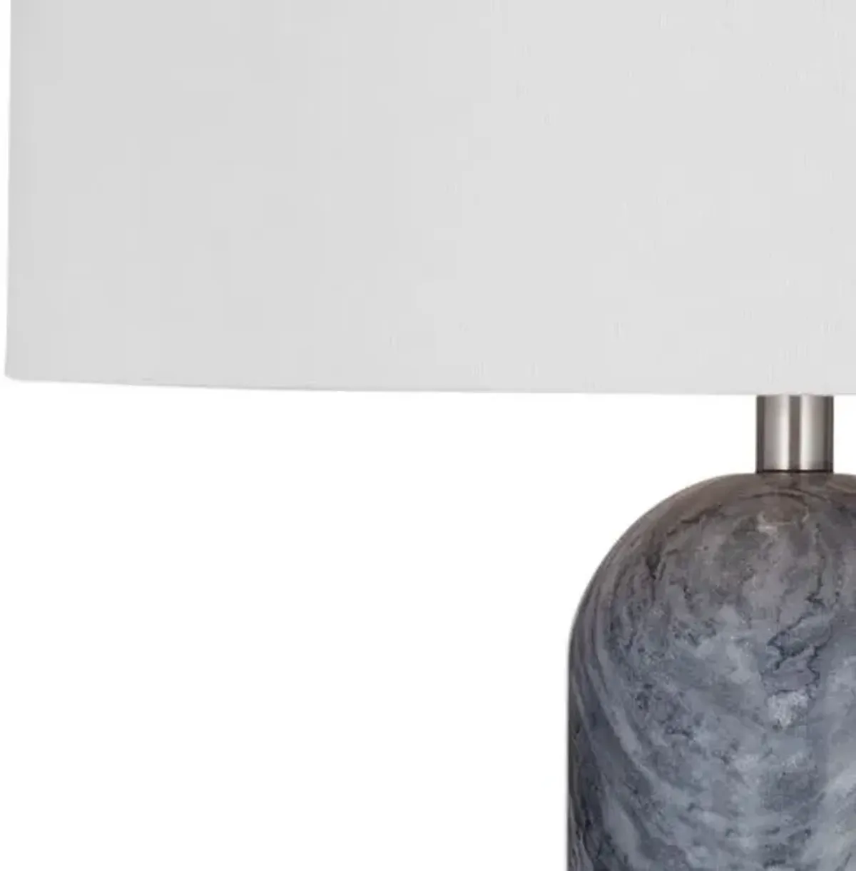 Tiverton Marble Table Lamp - Gray