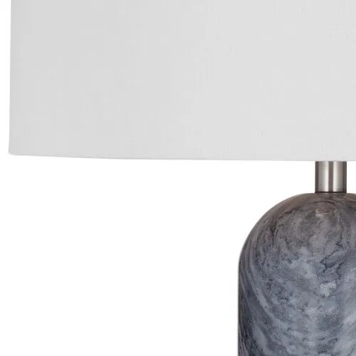 Tiverton Marble Table Lamp - Gray