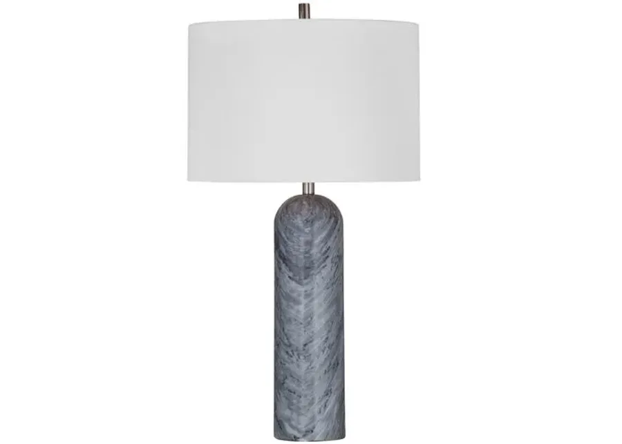 Tiverton Marble Table Lamp - Gray