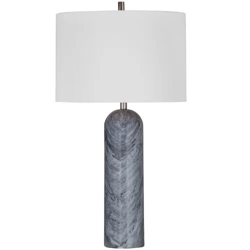 Tiverton Marble Table Lamp - Gray