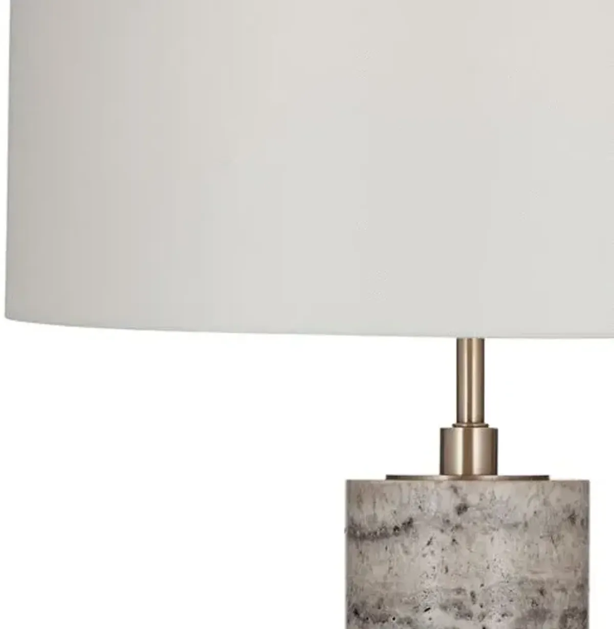 Carmel Marble Table Lamp - Brown/Grey