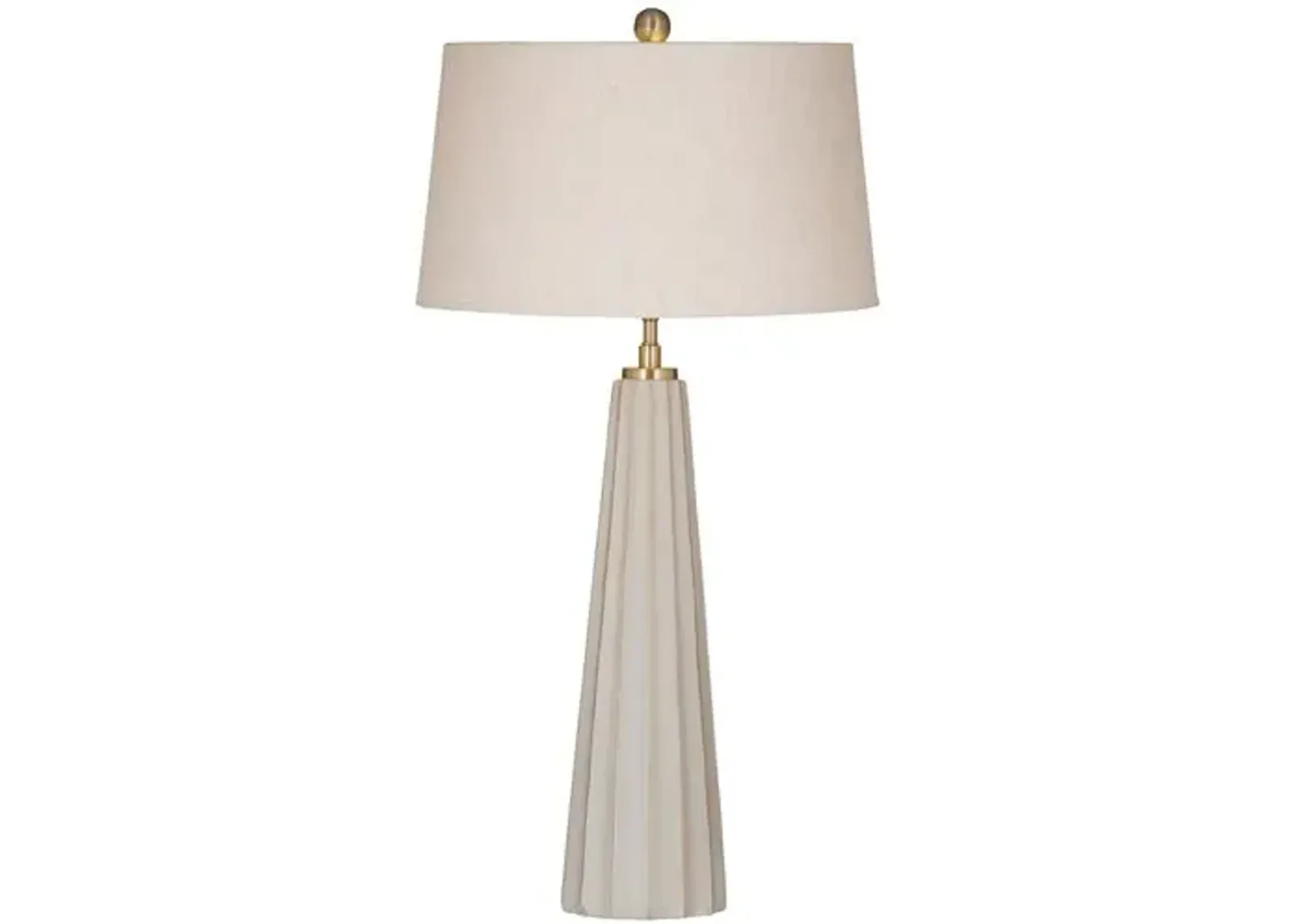 Fulton Table Lamp - Beige Cement