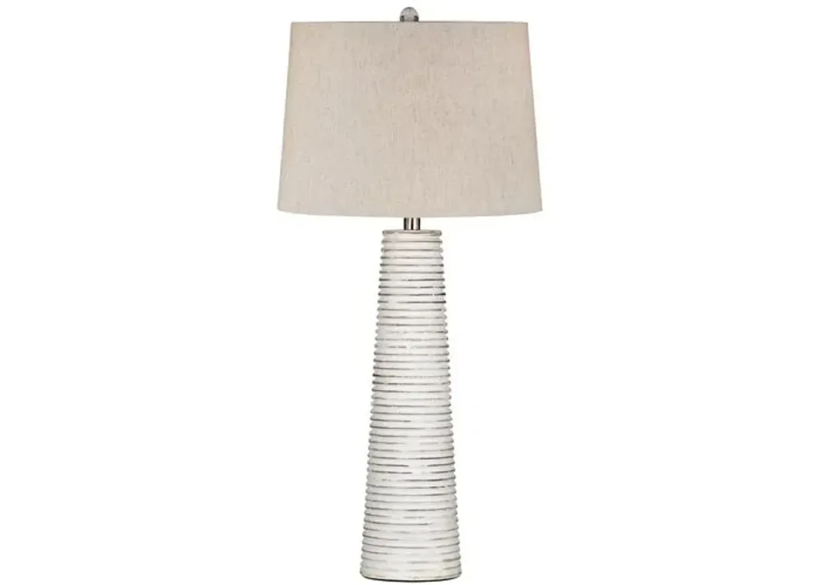 Riverton Table Lamp - White