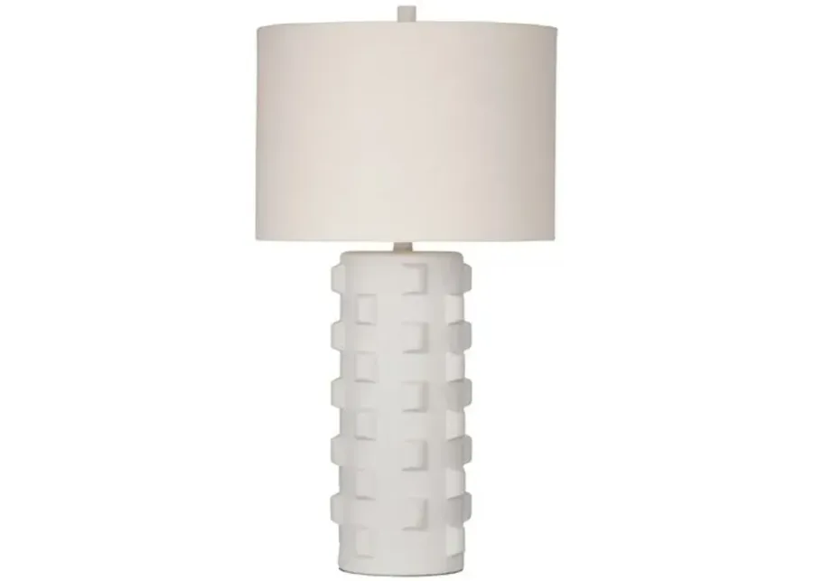 Dunmore Table Lamp - White