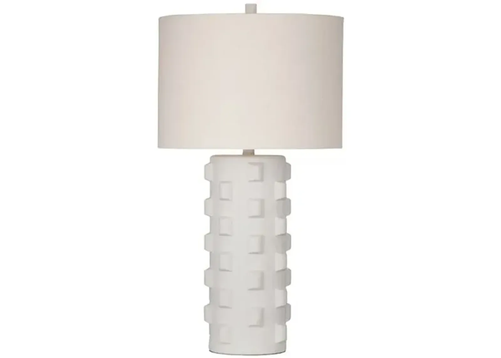 Dunmore Table Lamp - White